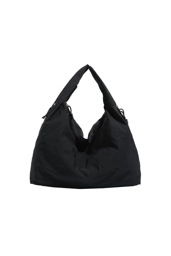 Soft Solid Color Slouchy Tote Bag with Large Capacity, Lightweight Durable Shoulder Handbag Perfect for Travel, Gym, Daily Commute, Shopping, Weekend Trips, Vacation and Casual Everyday Use