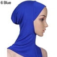 thumbnail image 1 of Soft Solid Color Women Full Cover Scarf Cap Underscarf Neck Head Bonnet Hat, 1 of 8