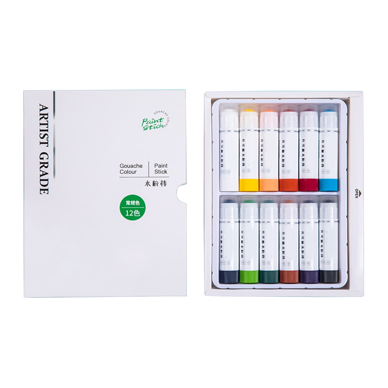 Soft Solid Gouache Paint Sticks Drawing Graffiti Art Washable Non Toxic for Kids Students Artists Painter