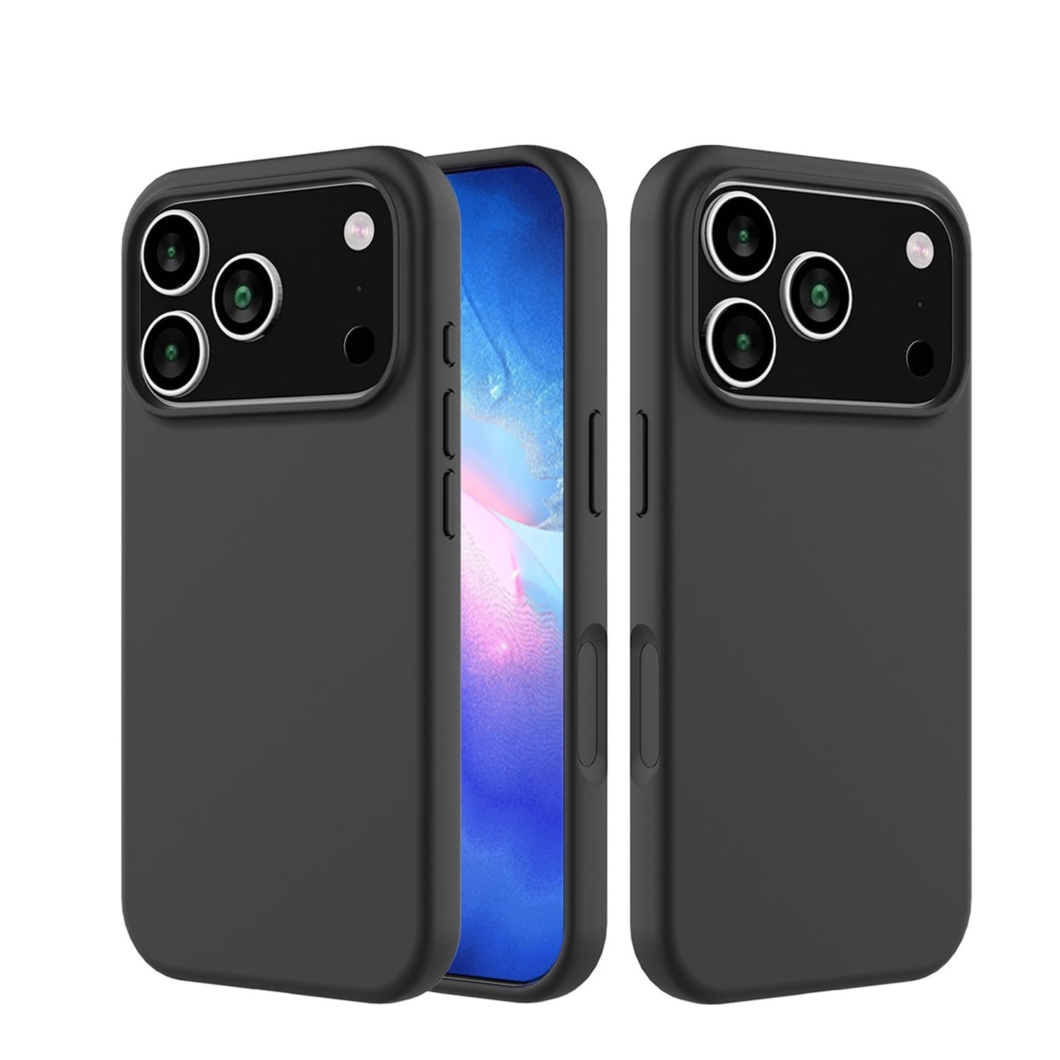 Soft Solid Silicone Case for iPhone 17 Pro Max