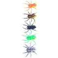 thumbnail image 1 of Soft Spider Bait, Bass Fishing Lure, Lifelike Skin Pattern, Bionic Weedless Strong Plastic Body, Barbed Hooks, for Bass Snakehead Pike Trout 5Pcs, 1 of 1