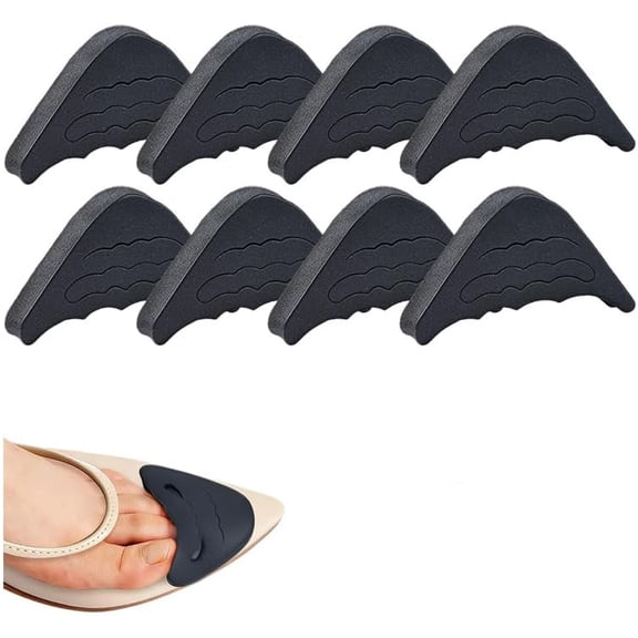 Soft Sponge Adjustable Shoe Filler, Reusable Shoe Toe Inserts for Loose Shoes, Unisex Size Inserts for High Heel Shoes