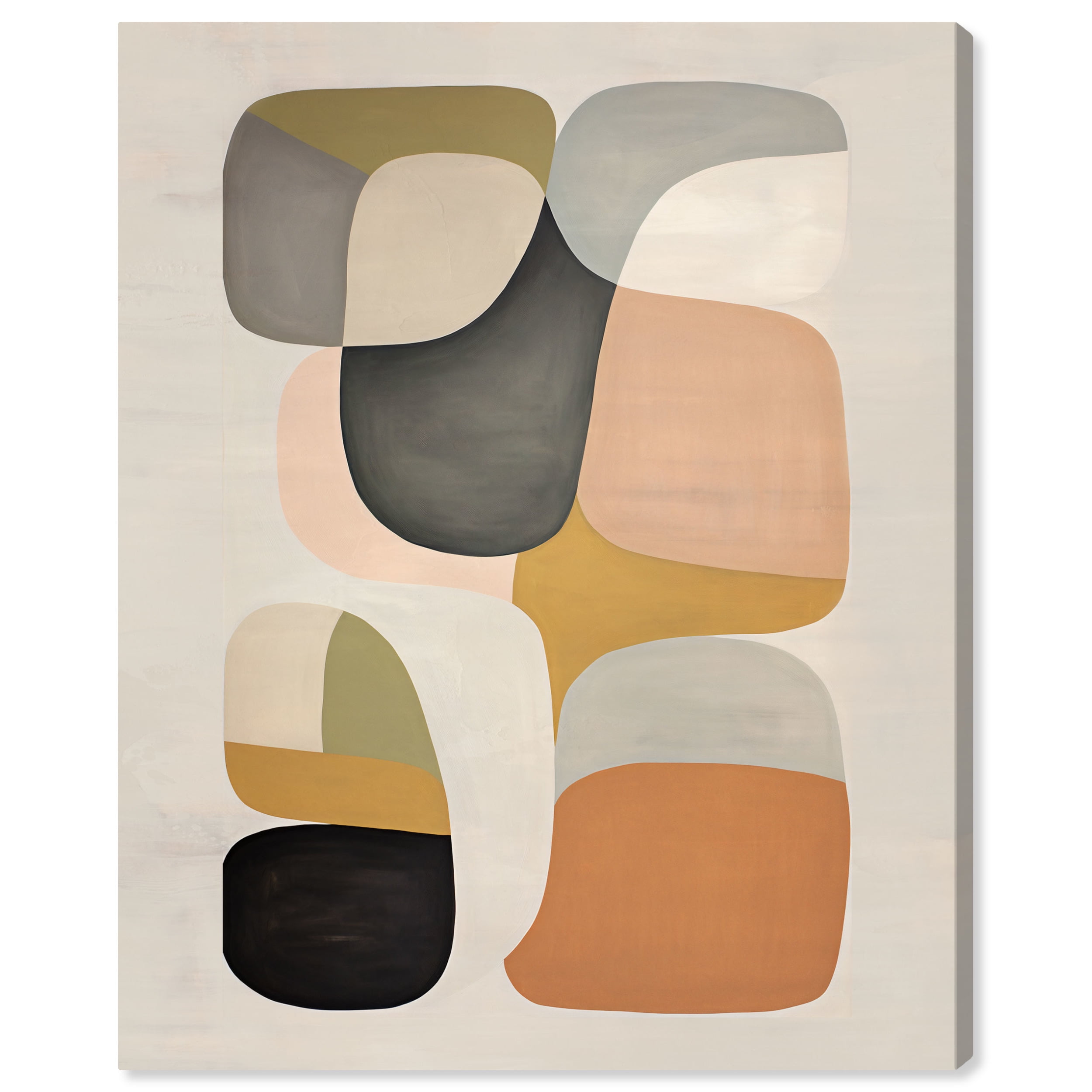 Soft Spot Boho Neutral Abstract Canvas Wall Art, 24" x 30"