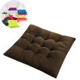 thumbnail image 1 of Soft Square Chair Pad with Ties Comfortable，15.7 x15.7 in Solid Color Chairs Cushion Ultra Soft Warm Floor Cushion for Office,Home or Car, 1 of 5