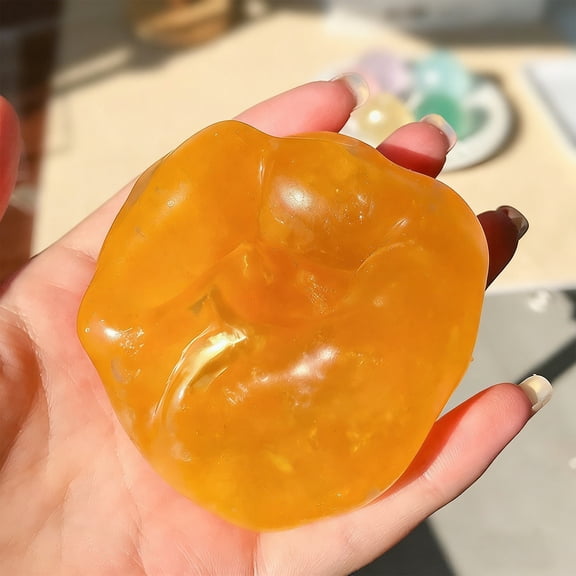 Soft Squeeze Decompression Dough for Adults, Super Soft and Slow-Rebounding Silicone Squeezable Balls, Perfect for Home Office Stress Relief and Entertainment, Saffron