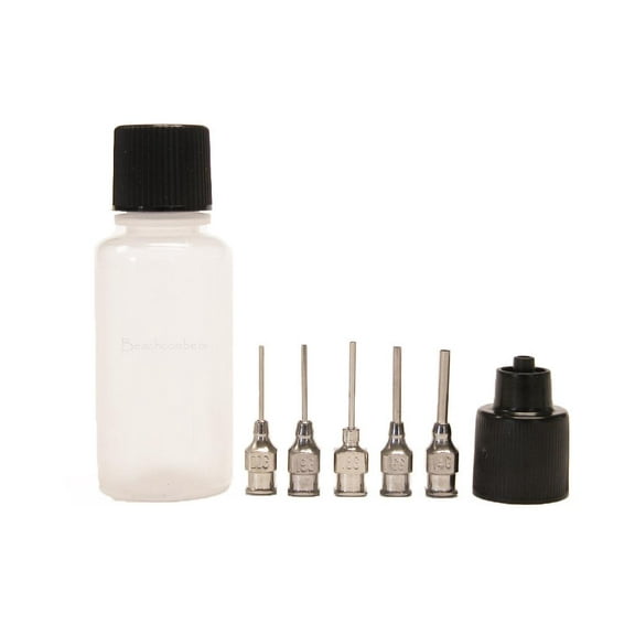 Soft Squeeze LD Plastic Precision Applicator Bottle for Henna Jagua Tattoos Arts Crafts Glue 1/5