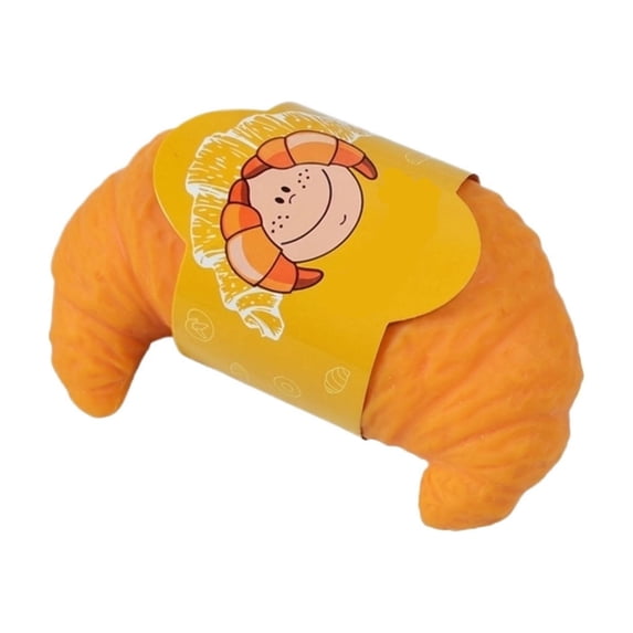 Soft Squeeze Squishy Croissant, Slow Rising Stress Squishy Toy and Squeeze Decompression Dough, Festive Alternative for Christmas Dumplings Squishy Collection