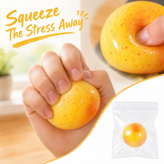 Soft Squeeze Squishy Slow Rising Stress Squishy Toy Squeeze Decompression Dough Christmas Dumplings Squishy for Desktop Play, 2 Inch