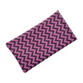 thumbnail image 1 of Soft Squeeze Top Slip In Eyeglasses Case And Holder, Chevron Design, Purple/Black, 1 of 2