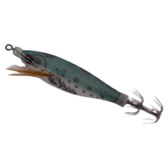 Soft Squid Hook Metal Material Realistic Appearance Durable Penetration for Freshwater Saltwater Fishing Enthusiasts