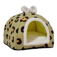 thumbnail image 1 of Soft Squirrel Bed Cozy Small Bed for Guinea Pigs Hamsters Hedgehogs More Washable Fully Enclosed Sleeping House with Soft Nesting for Comfortable, 1 of 8