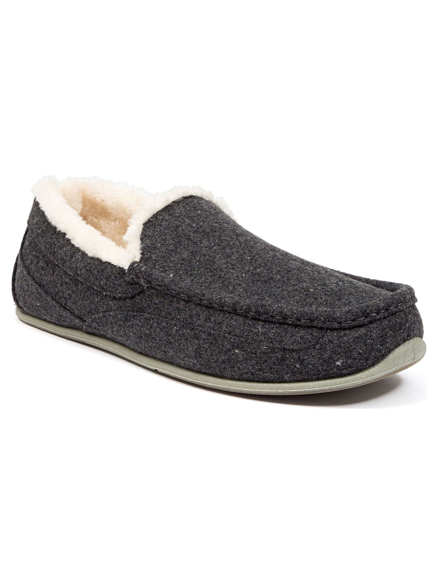 Deer Stags Men\'s Grey Sherpa Cushioned Indoor/Outdoor Clog Slipper Size 8M Deer Stags Men main image 2