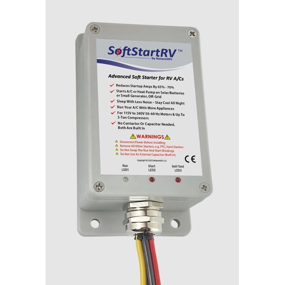 SOFTSTART FOR RV A/CS