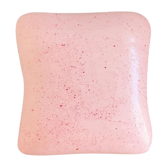 Soft Sticky Toast Bread Squishy Realistic Shaped Squeeze Squishies For Adults Stress Relief Sensory Fidget Moldable Stress Ball Pink 4.5*4 In