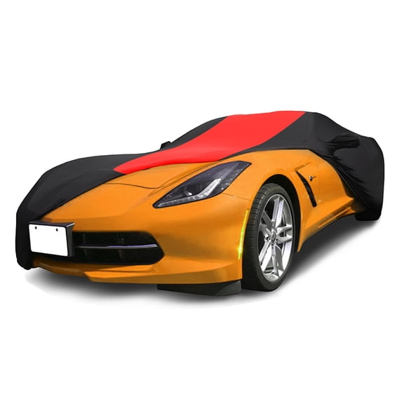 Soft Stretch Car Cover Custom-fit for C8 Corvette 2020-2025 Accessories for Indoor Underground Garage Car Show & Storage Dust ProtectionStingray, Z06, Z51, E-Ray, ZR1 VT4