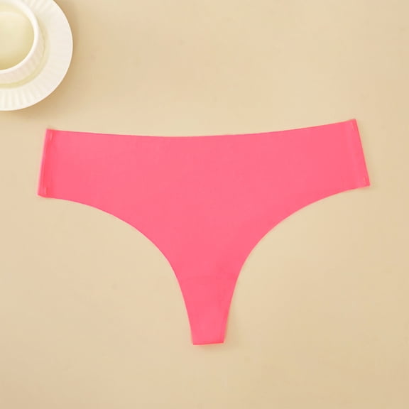 Soft Stretch Panties for Curvy Figures, Low Rise Design with No-Irritation Seams, Essential Everyday Underwear for Maximum Comfort & Breathability. Pink S