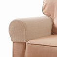 thumbnail image 1 of Soft Stretch Plush Armrest Covers, Armrest Covers for Chair/Sofa/Sloping Couch, Furniture Protector Armchair Slipcovers for Recliner, Set of 4 (Khaki), 1 of 8