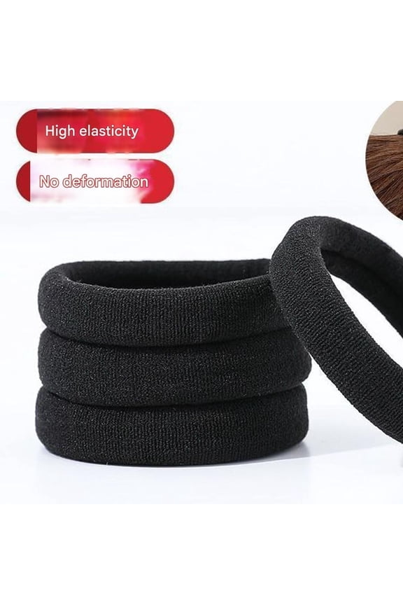 Soft Stretchy Hairband for Women Bold, Thickened & Seamless Design (Black)