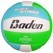 Baden Soft Strike Official Size Indoor/Outdoor Recreational Volleyball - Blue/Green/White