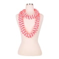 thumbnail image 1 of Soft Striped Infinity Loop Jersey Scarf, 1 of 2