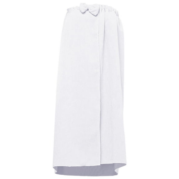 Soft Striped Microfiber Towel Wearable Elastic Bathrobe for Spa and Sauna Relaxation Comfort