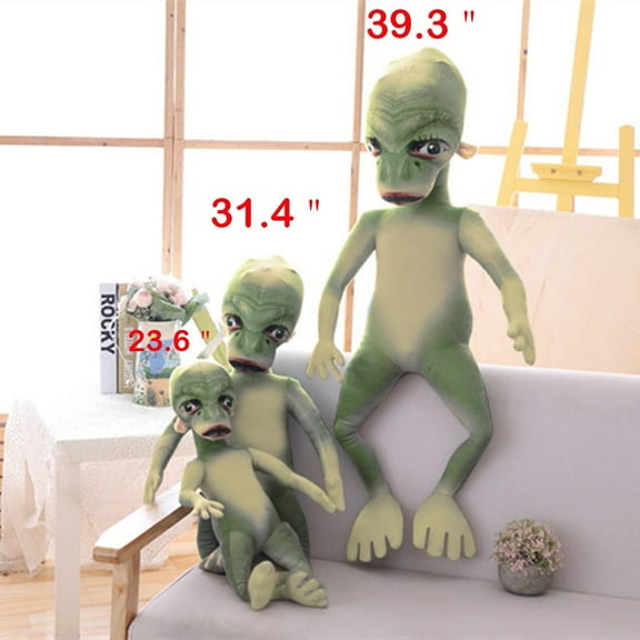 Soft Stuffed Alien Doll Toy Weird Funny Extra Terrestrial Plush For Kids Gift
