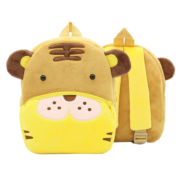 Soft Stuffed Animal Backpack with Adjustable Straps Cute Cartoon Creature Daypack for Travel D