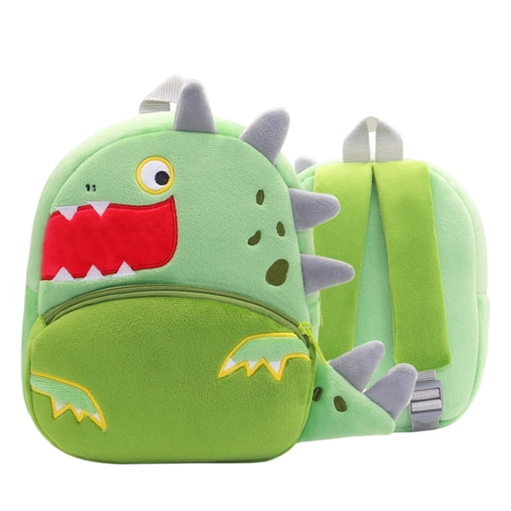 Soft Stuffed Animal Backpack with Adjustable Straps Cute Cartoon Creature Daypack for Travel E