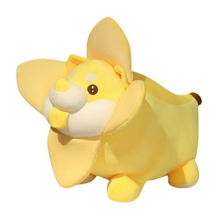 Banana Dog Toy Soft Stuffed Animal Doll for Kids Indoor Playroom Cute