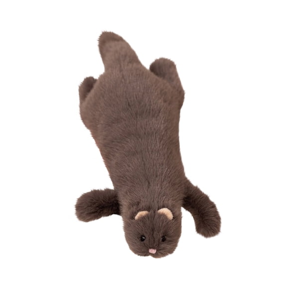 Ferret Stuffed Animal Plushies Soft Huggable Companion for Bedtime Travel Cuddle Time Weekend Relaxation Birthday Gift for Animal Lovers and Plush Toys, Gray