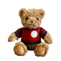 Soft Stuffed Animals&plush Toys, Cute Christmas Yarn Plush Bear Creative Toys 9.8inches