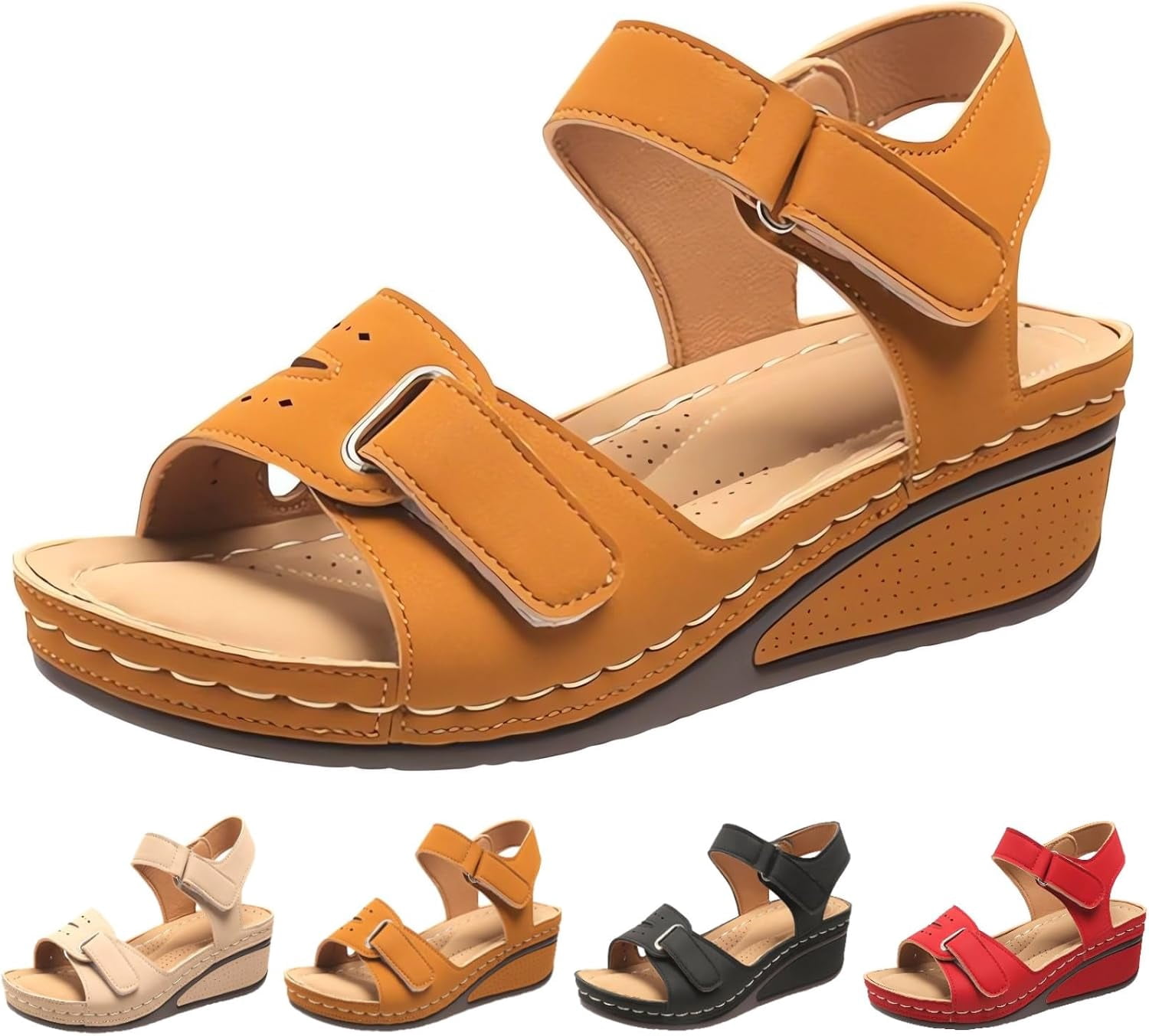 Supportive Wedge Sandals Women