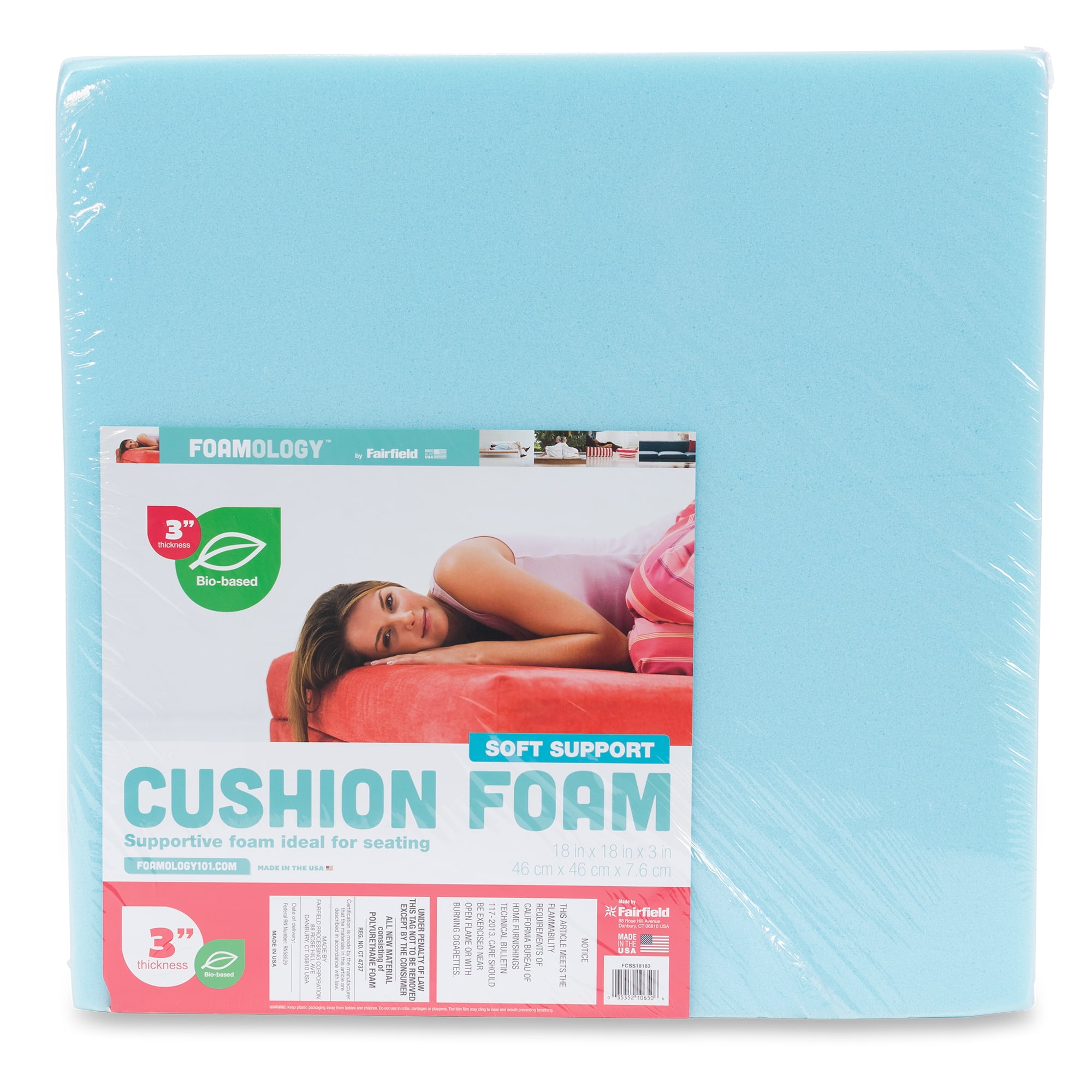 Soft Support Cushion Foam Available in Multiple Sizes 