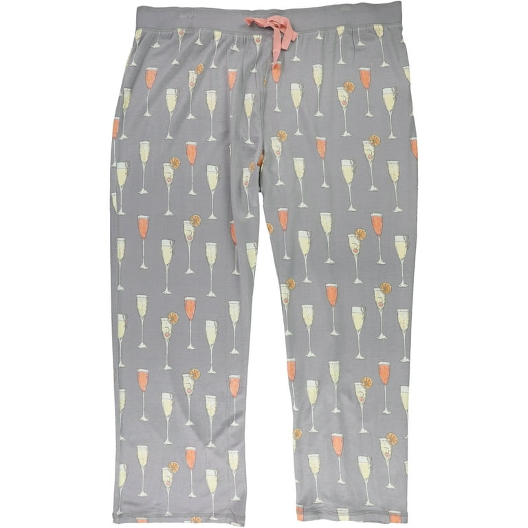 Soft Surroundings Womens Champagne Mimosa Dream Pajama Lounge Pants, Grey,  3X 