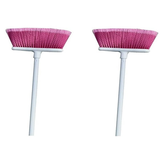 Soft Sweep Magnetic Action Broom - 2 Pink Brooms