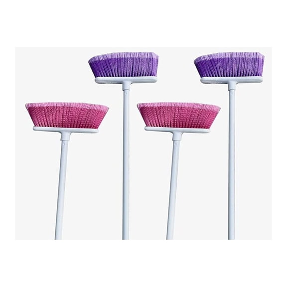 Soft Sweep Magnetic Action Broom 4 Assorted Color Brooms per Case