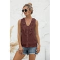 thumbnail image 1 of Soft Sweet Ruffle Clip-Dot Lace Tank, 1 of 4