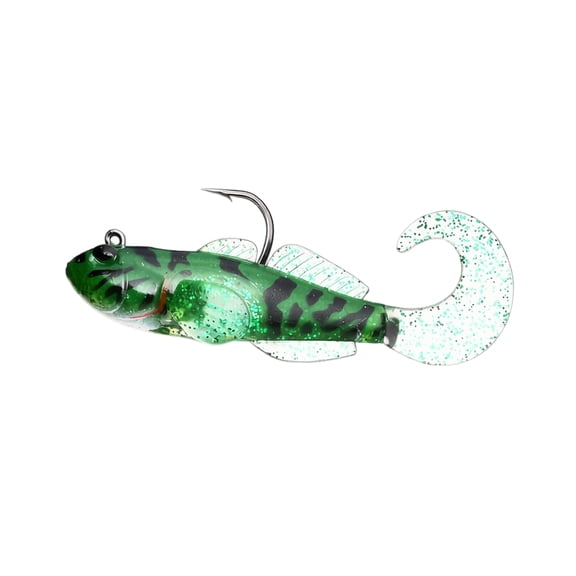 Soft Swimbait Fishing Lure 12g 6 5cm Pre Rigged Lead Head Single Hook Bionic Fish Bait for Freshwater