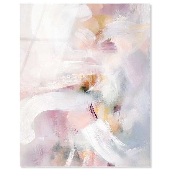 Soft Swirls I Acrylic Print Pastel Decor by Art Remedy, Ready to Hang, 20 x 24