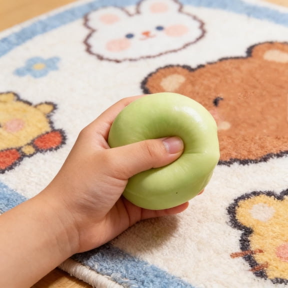 Soft TPR Squeeze Balls Fidget Toys for Adults, Cute Stress Balls for Anxiety Relief and Venting, Multicolor Sensory Balls for Classroom Prizes