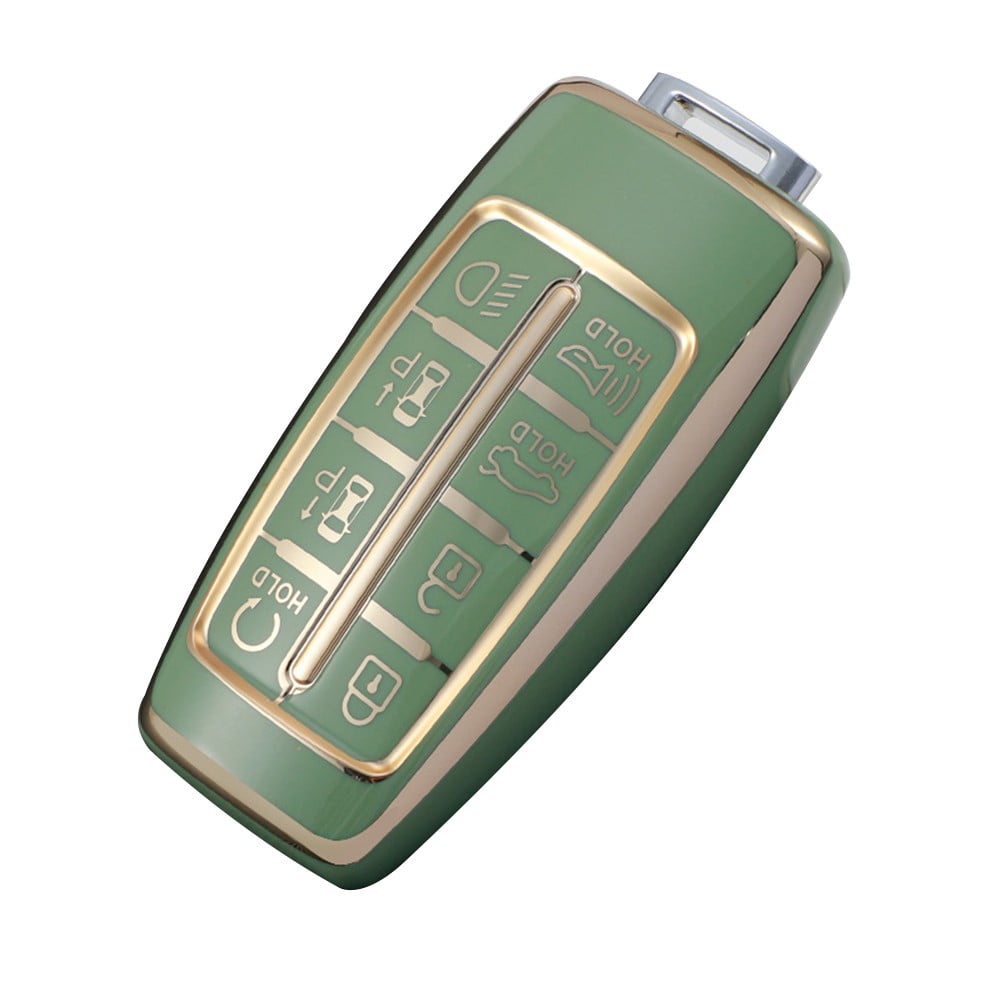 Soft TPU Remote Flip Key Fob Cover Case For Hyundai Genesis GV60 GV80