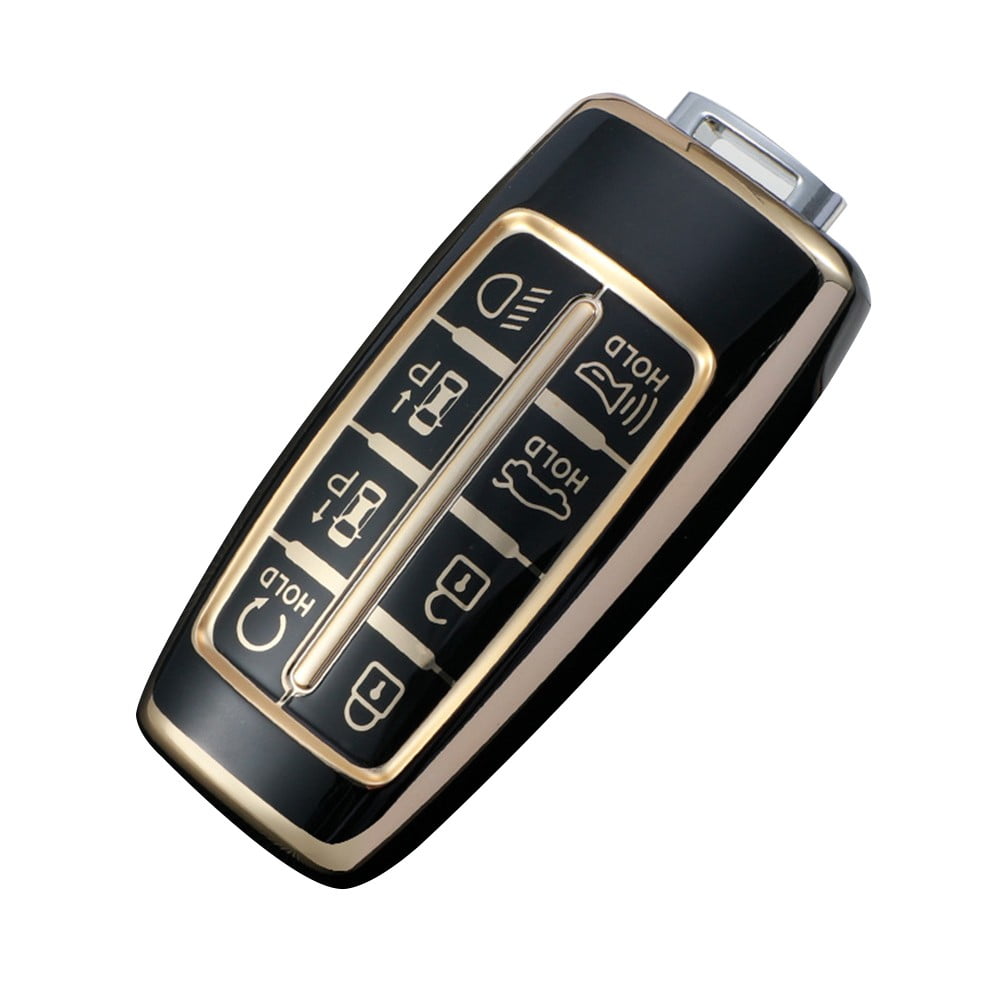 Soft TPU Remote Flip Key Fob Cover Case For Hyundai Genesis GV60 GV80