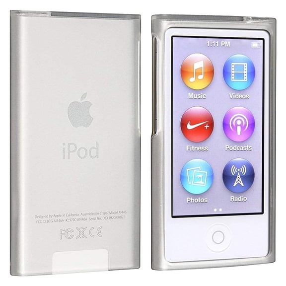 Soft TPU Rubber Gel Protective Skin Case Cover for Apple iPod Nano 7 7th 7G Generation 8 8th Generation (Clear)