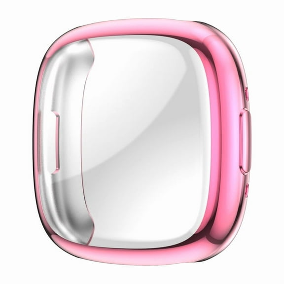 Soft TPU Screen Protector Case for FitbitVersa 4 Covers Scratch Resistant Full Protective Cover Bumper for Shell
