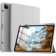 thumbnail image 1 of Soft TPU Tri-Fold Flip Cover for iPad Air 13" M2/M3/M4 / iPad Pro 12.9" 4/5/6 Gen, Slim Smart Case with Apple Pencil Slot Auto Sleep Wake, Gray, 1 of 7