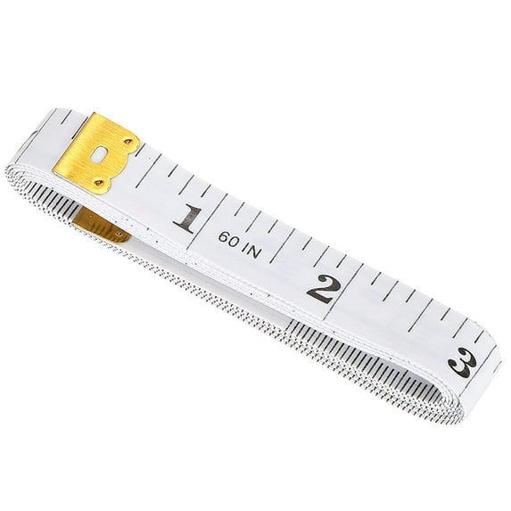 Soft Tape Measure Double Scale 150cm 60in PVC Plastic Knitting Home Measurements Craft Vinyl Ruler for Measuring Chest/Waist Circumference