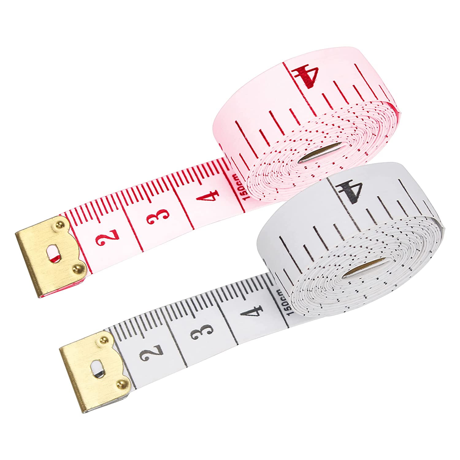 2-Pack Body Measuring Tape Ruler Sewing Cloth Tailor Measure 60 inch 150 cm