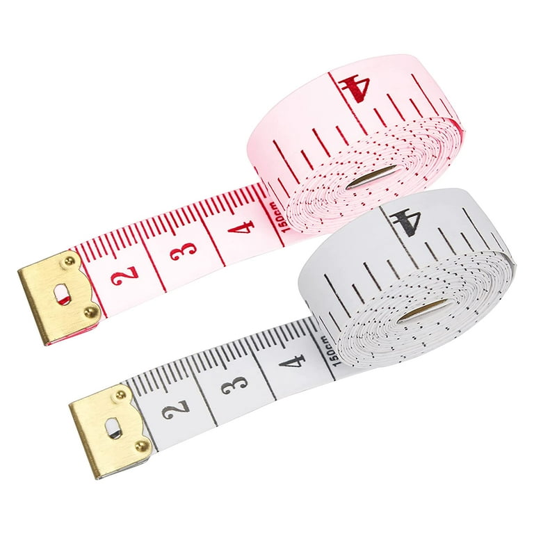 Soft Tape Measure for Body Measuring Tape Soft Sewing Tailor Fabric Cloth  Tape Measure for Weight Loss Flexible Ruler Double Scale 150cm/60inch