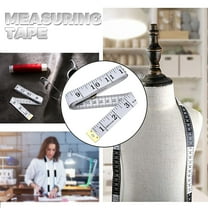 Soft Tape Measure Double Scale Body Sewing Flexible Tailor Craft Ruler for Weight Loss Medical Body Measurement, Has Centimetre Scale on Reverse Side