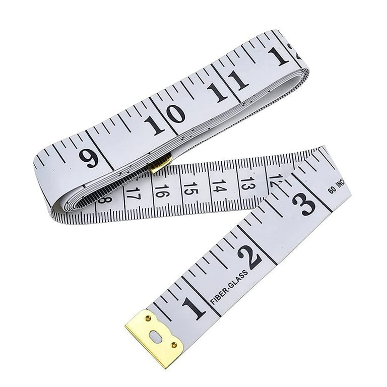 Soft Tape Measures, Flexible Double Scale Body Sewing Tape Measuring Tailor  Ruler Home Craft Vinyl Ruler,Has Centimetre Scale on Reverse Side (3 Pack)  